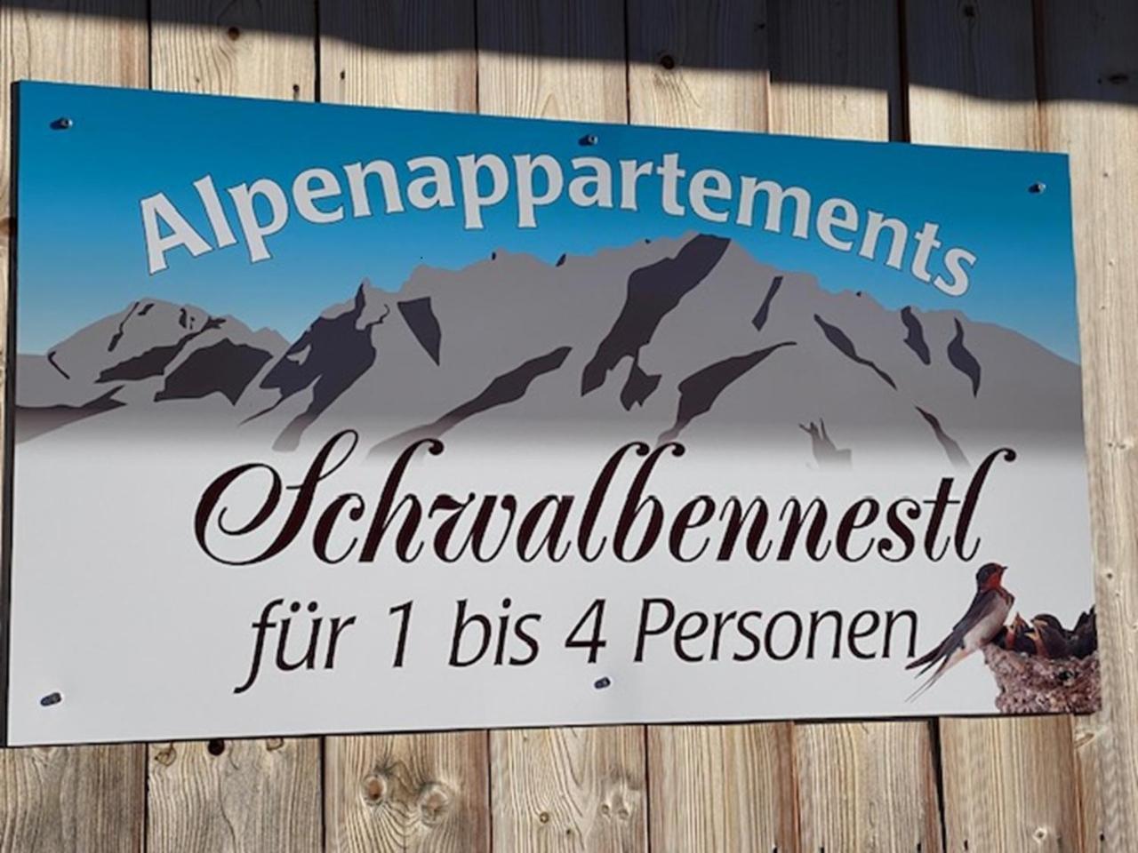 Alpenappartements Schwalbennestl Mittenwald Buitenkant foto